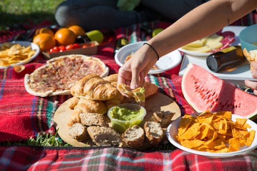 a variety of healthy snacks for kids