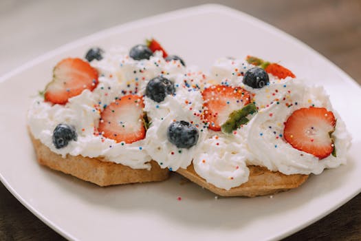 colorful breakfast plate