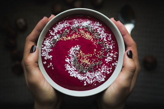 colorful smoothie bowl