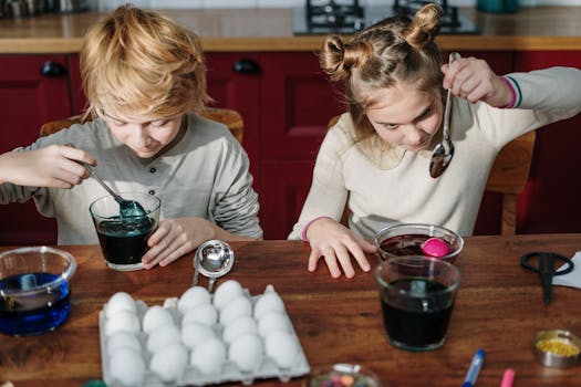 Kids making DIY pizzas