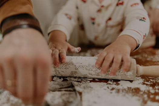 kids cooking together