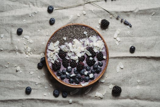 colorful smoothie bowl