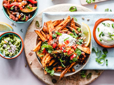 colorful food presentation for kids