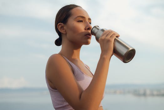 Kids drinking water after sports