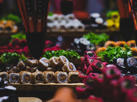 colorful veggie platter