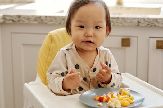 colorful baby food jar