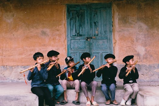 kids playing outdoors